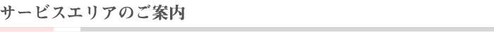 サービスエリアのご案内